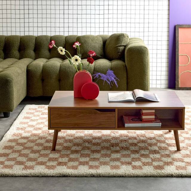 sweeek Vintage coffee table in walnut wood in Dark Brown - image 1