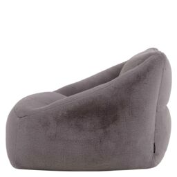 icon Natalia Rabbit Faux Fur Armchair Bean Bag in Light Grey - Size: Medium - thumbnail 5