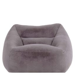 icon Natalia Rabbit Faux Fur Armchair Bean Bag in Light Grey - Size: Medium - thumbnail 4