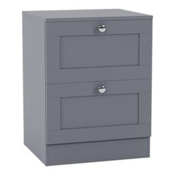 Home Discount Vida Designs Altino 3Pc Bedroom Set(2Dr Bedside, 4Dr Chest, Wardrobe) in Grey - thumbnail 8