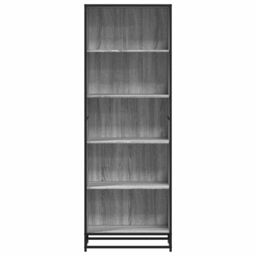 Berkfield Home Bookcase Grey Sonoma 60x35x170.5 cm Engineered Wood - thumbnail 4