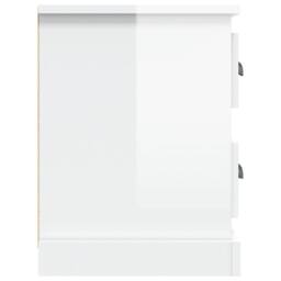 Berkfield Home TV Cabinet High Gloss White 102x35.5x47.5 cm Engineered Wood - thumbnail 8