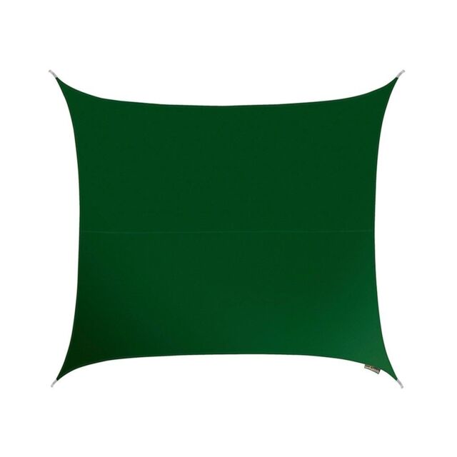 Primrose 3m Square Water Resistant Sun Shade Canopy 96.5% UV Block Free Rope in Green - image 1