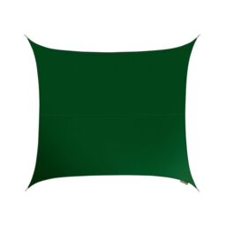 Primrose 3m Square Water Resistant Sun Shade Canopy 96.5% UV Block Free Rope in Green - thumbnail 1