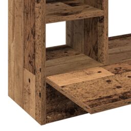 Berkfield Home Wall-Mounted Desk Old Wood 105x48x75 cm Engineered Wood in Brown - Size: 105 x 48 x 75 cm - thumbnail 8
