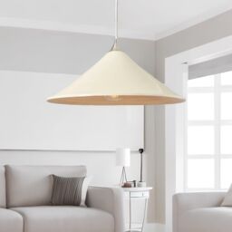 FURNOS Bamboo Large Dome Ceiling Light Pendant Shade in Natural - thumbnail 4