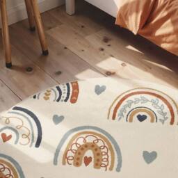 THE RUGS Adventures Kids Rug Bowie Cream Multicolour Kids Bedroom Rug - Size: 120 cm x 170 cm - thumbnail 3