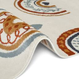 THE RUGS Adventures Kids Rug Bowie Cream Multicolour Kids Bedroom Rug - Size: 120 cm x 170 cm - thumbnail 6