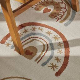THE RUGS Adventures Kids Rug Bowie Cream Multicolour Kids Bedroom Rug - Size: 120 cm x 170 cm - thumbnail 9