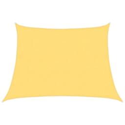 Berkfield Home Sunshade Sail 160 g/m ² Beige 4/5x3 m HDPE in Yellow - thumbnail 1