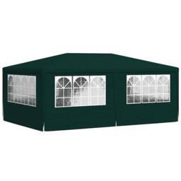Berkfield Home Professional Party Tent with Side Walls 4x6 m Green 90 g/m? - thumbnail 6
