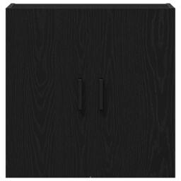 Berkfield Home Wall Cabinet Black Oak 60x31x60 cm Engineered Wood - Size: 60 x 31 x 60 cm - thumbnail 4