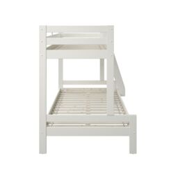 Noomi Nora Solid Wood Triple Bunk Bed in White - Size: EU Single - thumbnail 3