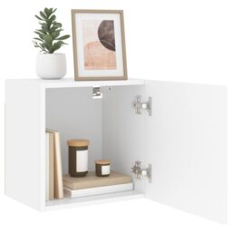 Berkfield Home TV Wall Cabinets 2 pcs White 40.5x30x40 cm Engineered Wood - thumbnail 5