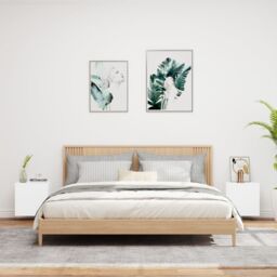 Berkfield Home TV Wall Cabinets 2 pcs White 40.5x30x40 cm Engineered Wood - thumbnail 3