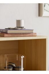 Home Discount Vida Designs Cambridge 3 Tier Low Bookcase Storage Space-saving in Light Oak - thumbnail 4