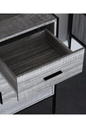 Home Discount Vida Designs Brooklyn 2 Door 2 Drawer Sideboard Cabinet Unit Storage 795 x 830 x 400 mm in Grey - thumbnail 4