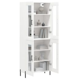 Berkfield Home Highboard White 69.5x34x180 cm Engineered Wood - thumbnail 3