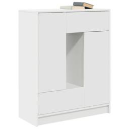 Berkfield Home Sideboard with Drawers & Doors White 73x31x90 cm - Size: 73 x 31 x 90 cm - thumbnail 4