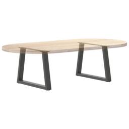 Berkfield Home Modern Dining Table Legs V-Shape 2 pcs Anthracite 60x(42-43.3) cm in Dark Grey - thumbnail 8