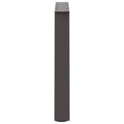 Berkfield Home Modern Dining Table Legs V-Shape 2 pcs Anthracite 60x(42-43.3) cm in Dark Grey - thumbnail 6