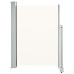 Berkfield Home Patio Retractable Side Awning 100 x 300 cm Cream in Beige - thumbnail 2