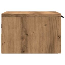 Berkfield Home Wall-mounted Bedside Cabinets 2 pcs Artisan Oak 34x30x20 cm in Brown - Size: 34 x 30 x 20 cm - thumbnail 6