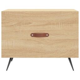 Berkfield Home Coffee Tables 2 pcs Sonoma Oak 50x50x40 cm Engineered Wood in Brown - Size: 50 x 50 x 40 cm - thumbnail 6