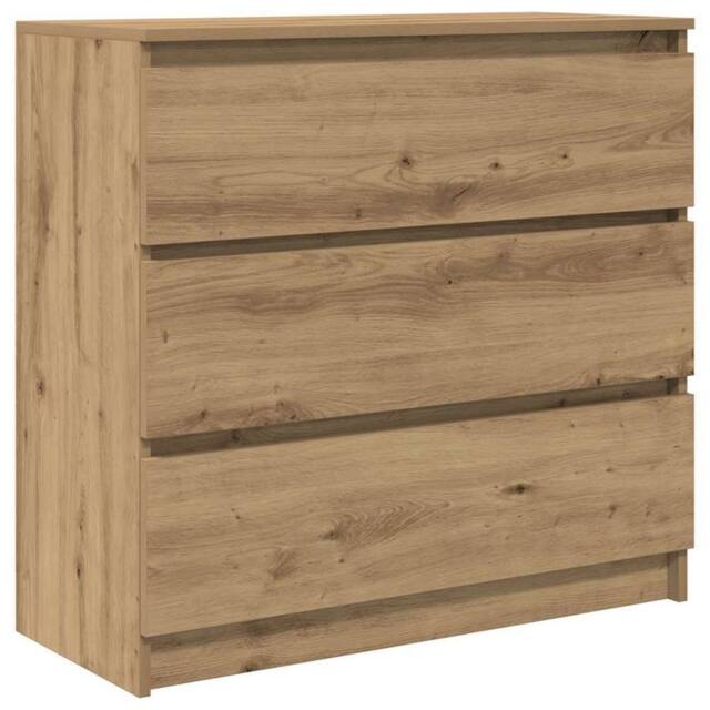 Berkfield Home Sideboard Artisan Oak 80x35x76 cm Engineered Wood in Brown - Size: 80 x 35 x 76 cm - image 1