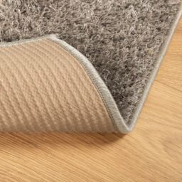 Berkfield Home Rug ISTAN High Pile Shiny Look Grey 160x230 cm - Size: Medium - thumbnail 5