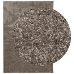 Berkfield Home Rug ISTAN High Pile Shiny Look Grey 160x230 cm - Size: Medium - thumbnail 3