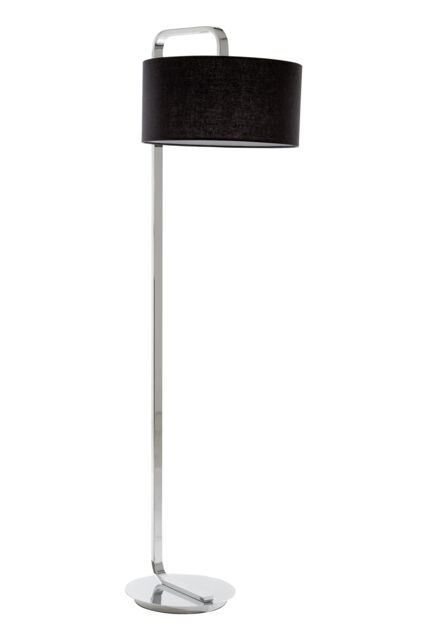 Orsina Leyna Floor Lamp with Black Fabric Shade - image 1
