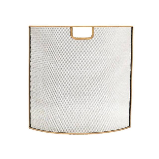 Lemon Pavilion Furniture and Decor Fire Screen - Iron - L13 x W61 x H61 cm - Brass in Brown - image 1