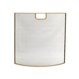 Lemon Pavilion Furniture and Decor Fire Screen - Iron - L13 x W61 x H61 cm - Brass in Brown