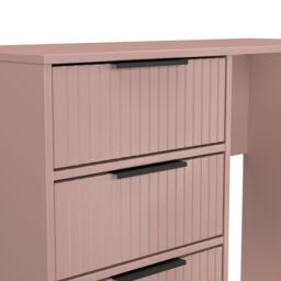 Ready Assembled 2 U Menai 4 Drawer Vanity (Ready Assembled) in Dusty Pink - thumbnail 5