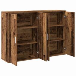 Berkfield Home Buffet Sideboard Old wood 120 x 31 x 84 cm Engineered Wood - thumbnail 5
