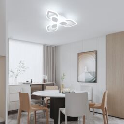 Pheashine Bright Acrylic Ceiling Light 3 Heads 48x8CM 6500K 40W in White - Size: 48x8 cm - thumbnail 7