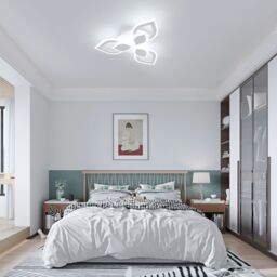 Pheashine Bright Acrylic Ceiling Light 3 Heads 48x8CM 6500K 40W in White - Size: 48x8 cm - thumbnail 6
