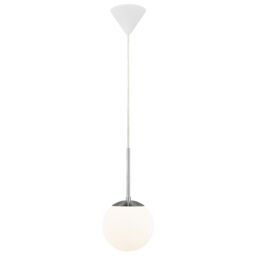Nordlux Modern Indoor Pendant Light White Glass E27 Hand Blown Glass - Mains Powered, IP20 - thumbnail 3