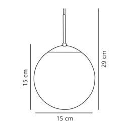Nordlux Modern Indoor Pendant Light White Glass E27 Hand Blown Glass - Mains Powered, IP20 - thumbnail 9