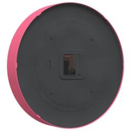 Berkfield Home Wall Clock Pink √ò25.5 cm Polystyrene & Glass - thumbnail 5