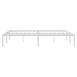 Berkfield Home Metal Bed Frame White 150x200 cm King Size - thumbnail 7