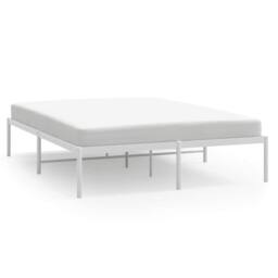 Berkfield Home Metal Bed Frame White 150x200 cm King Size - thumbnail 3