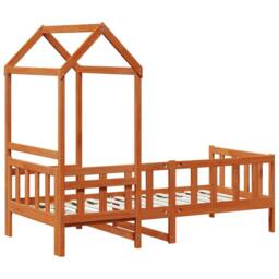 Berkfield Home Day Bed Set 2 pcs Wax Brown Solid Pine Wood - thumbnail 8