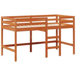 Berkfield Home Day Bed Set 2 pcs Wax Brown Solid Pine Wood - thumbnail 3