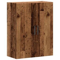 Berkfield Home Wall Mounted Cabinet Old Wood 69.5x34x90 cm in Brown - thumbnail 2