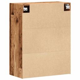 Berkfield Home Wall Mounted Cabinet Old Wood 69.5x34x90 cm in Brown - thumbnail 6