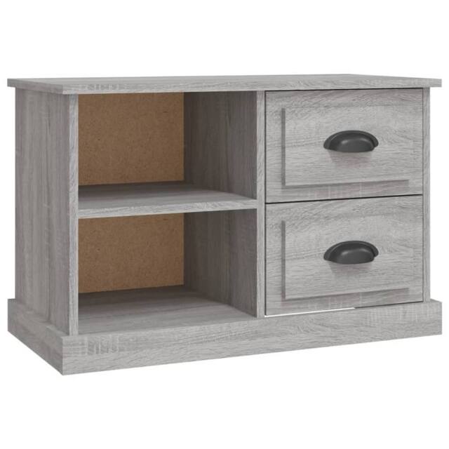Berkfield Home TV Cabinet Grey Sonoma 73x35.5x47.5 cm Engineered Wood - image 1