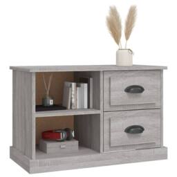 Berkfield Home TV Cabinet Grey Sonoma 73x35.5x47.5 cm Engineered Wood - thumbnail 4