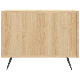 Berkfield Home Decorative Coffee Tables 2 pcs Sonoma Oak 50x50x40 cm Engineered Wood in Light Oak - Size: 50 x 50 x 40 cm - thumbnail 8
